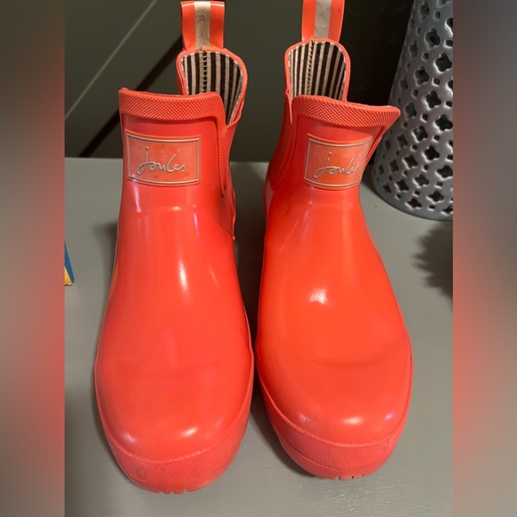 Joules Shoes - Joules Pink Rainboots